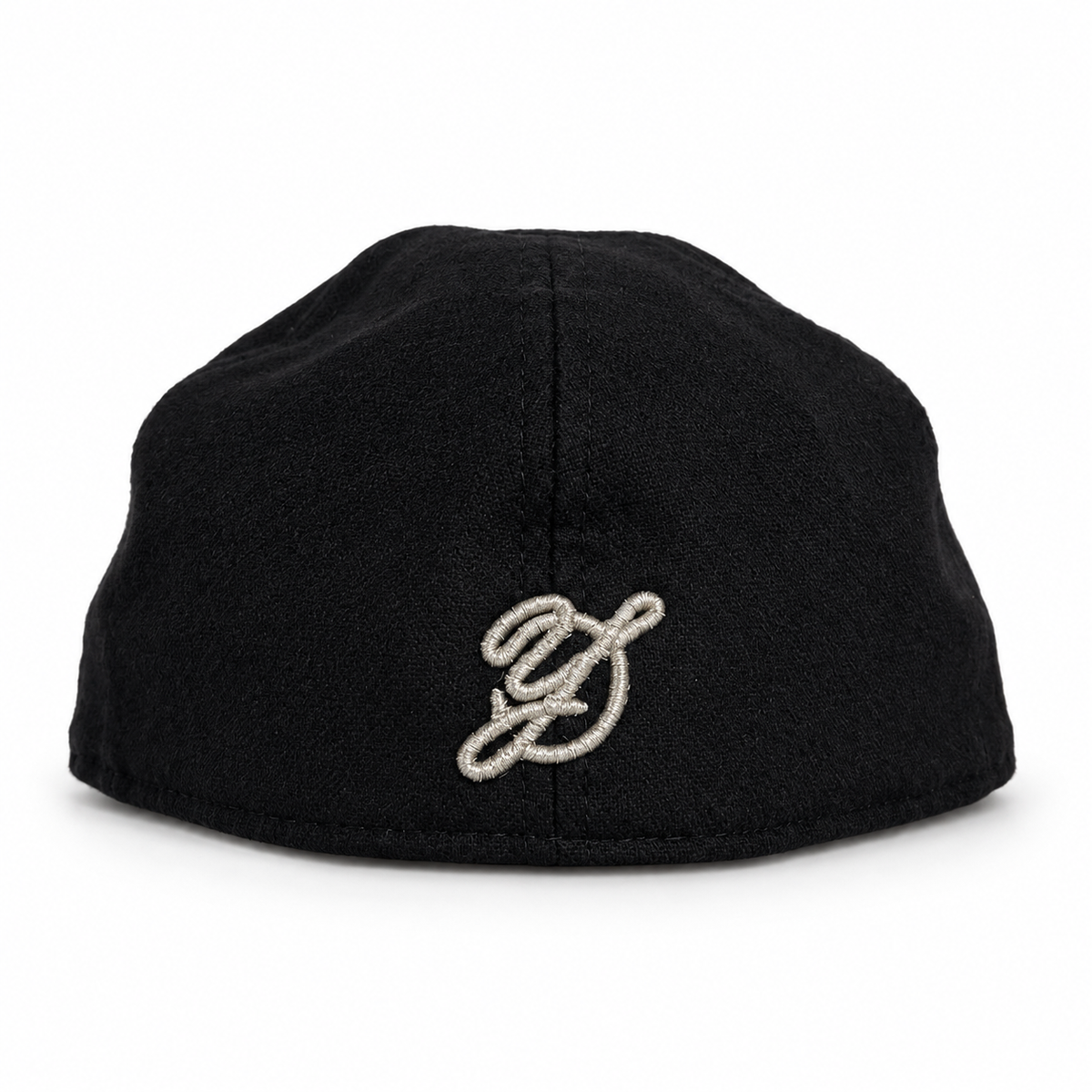CaliBear and Salmon fitted hat, rear Yofi embroidery