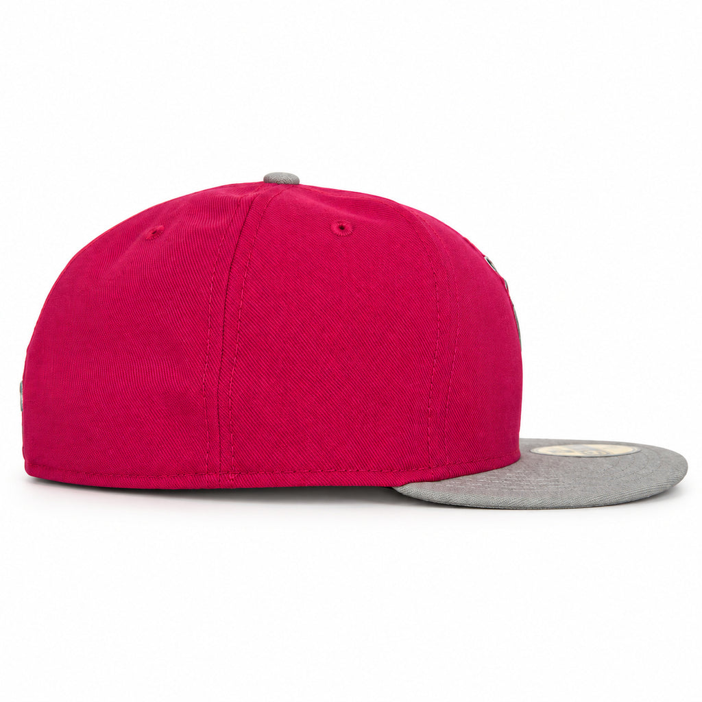 Pink California Quail New Era 59FIFTY fitted hat, side view