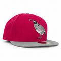 Pink California Quail New Era 59FIFTY fitted hat, three quarter view