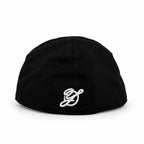 Black Dove New Era 59FIFTY fitted hat, back view