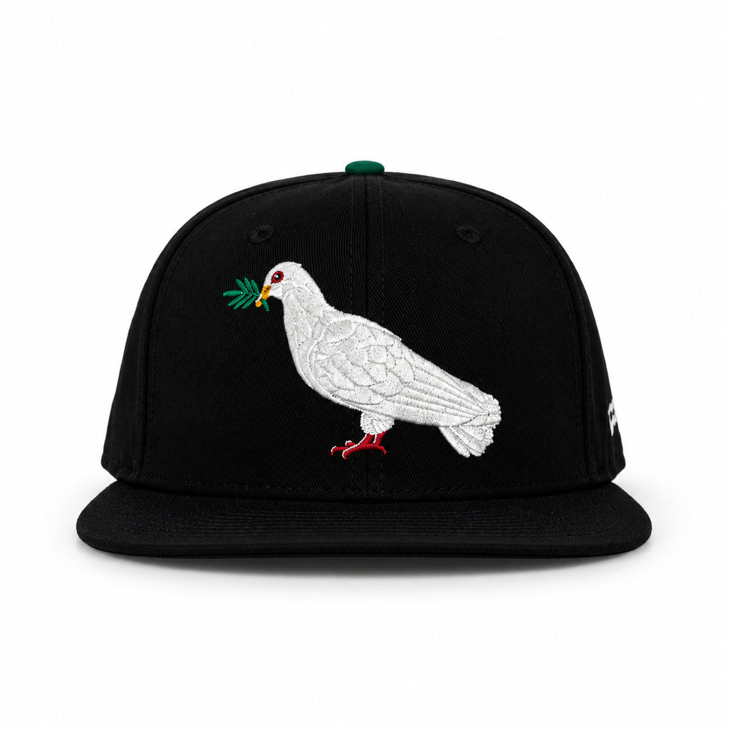 Black Dove New Era 59FIFTY fitted hat, front view