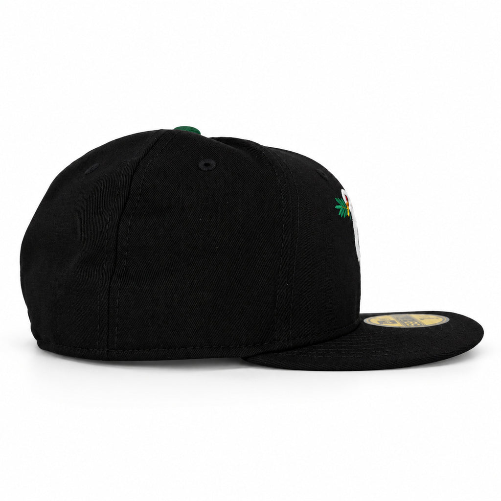 Black Dove New Era 59FIFTY fitted hat, side view