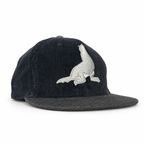 The Seal of San Francisco corduroy snapback — three quarter