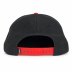 Rear view showing red snapback closure and Yofi tag